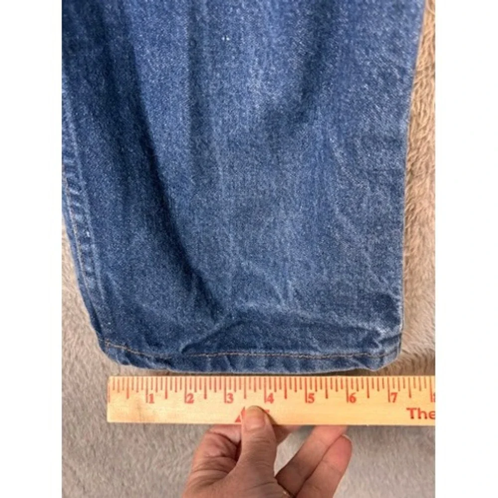 Wrangler Kids Cowboy Cut  Dark Wash Denim Rodeo Jeans Size 14 Regular Adjustable